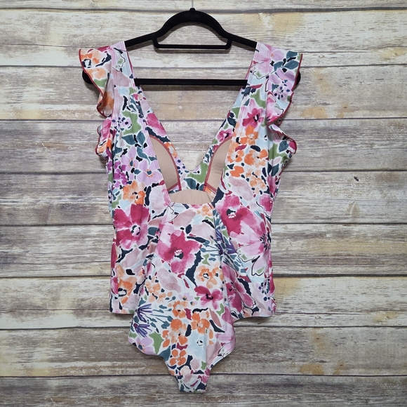 Summersalt x L.L. Bean The Ruffle Backflip One Piece Swimsuit Size 14 - Picture 5 of 9